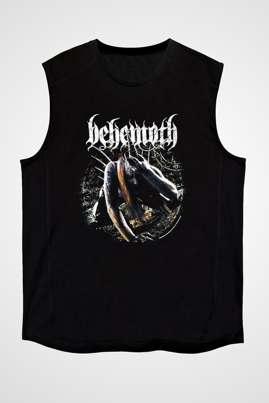 Behemoth Siyah Unisex Kolsuz Tişört