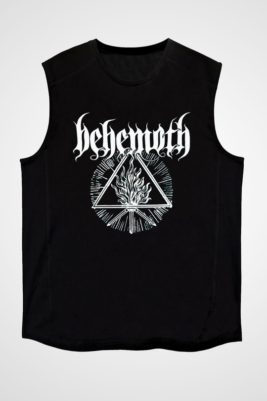 Behemoth Siyah Unisex Kolsuz Tişört