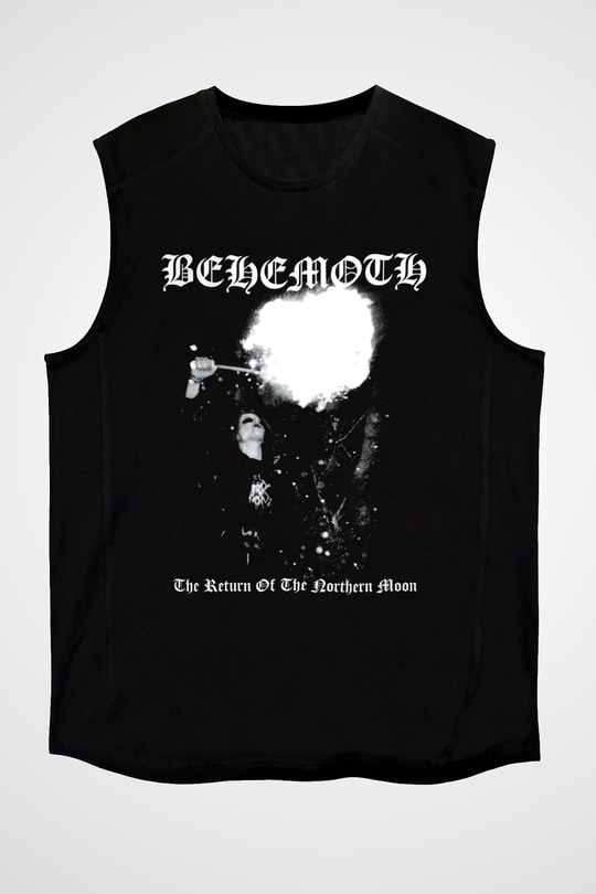 Behemoth Siyah Unisex Kolsuz Tişört