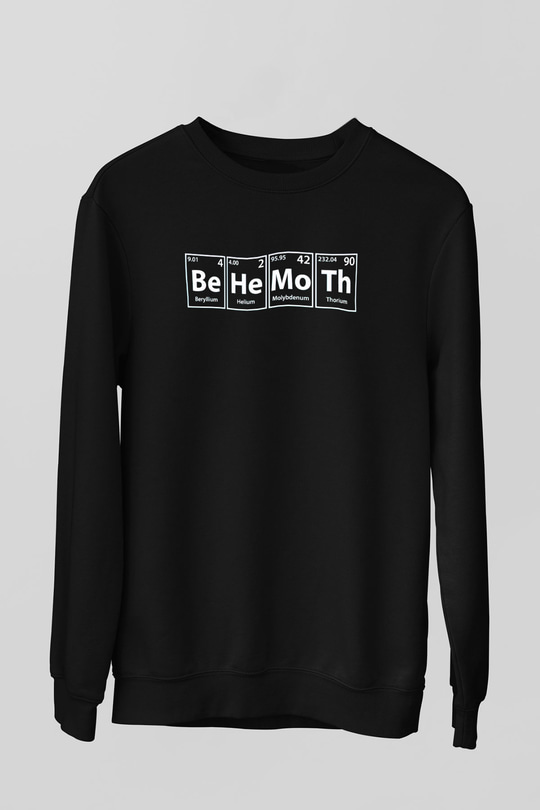 Behemoth Siyah Unisex Sweatshirt