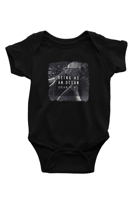 Being as an Ocean Baskılı Unisex Siyah Bebek Body - Zıbın