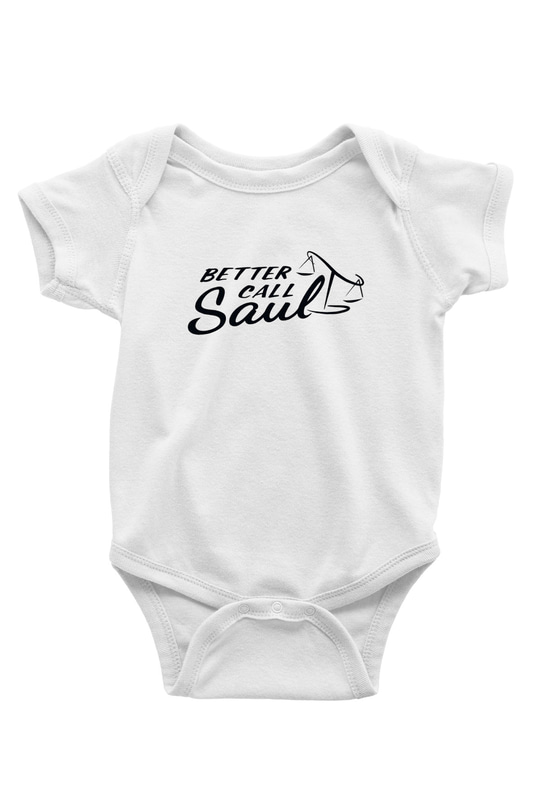 Better Call Saul Baskılı Beyaz Unisex Bebek Body - Zıbın