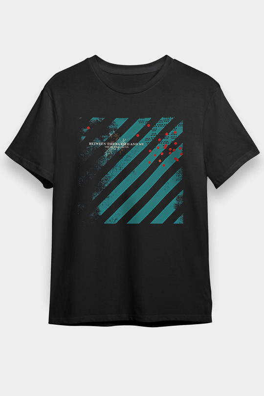 Between The Buried And Me Baskılı Unisex Siyah Tişört - Tshirt
