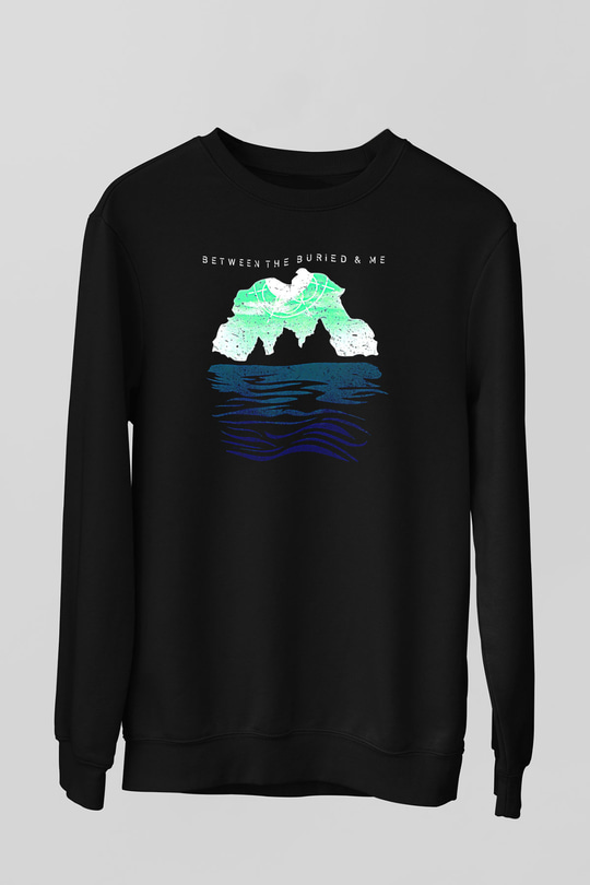 Between The Buried And Me Baskılı Unisex Siyah Sweatshirt