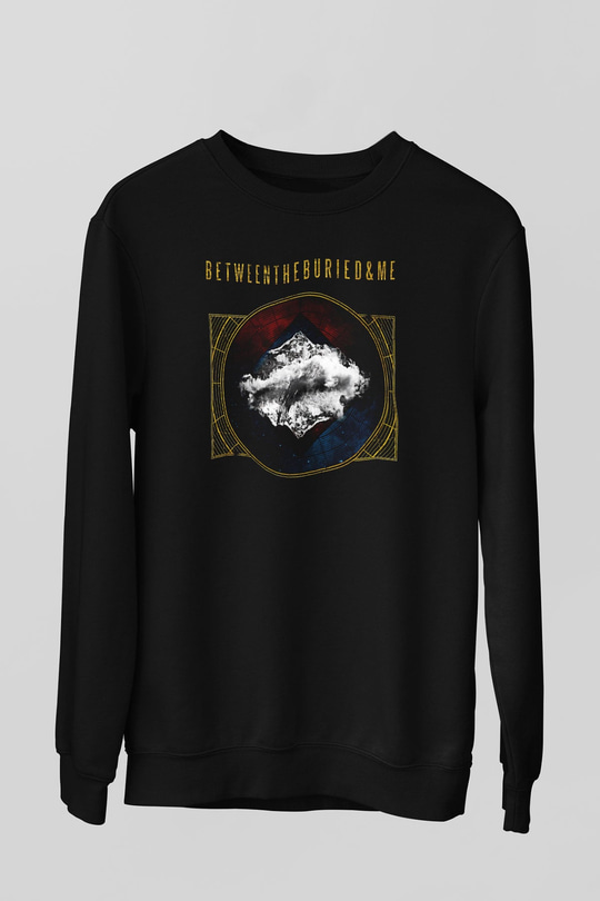 Between The Buried And Me Baskılı Unisex Siyah Sweatshirt