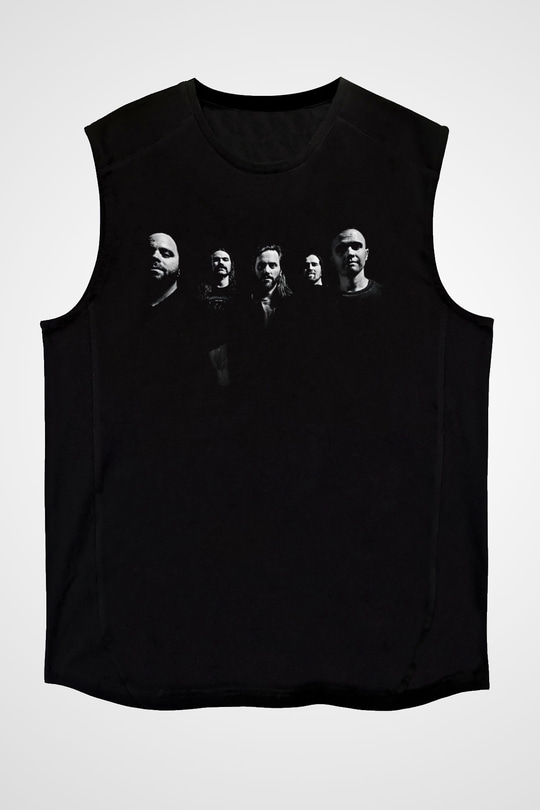 Between The Buried And Me Baskılı Unisex Siyah Kolsuz Tişört - Tshirt