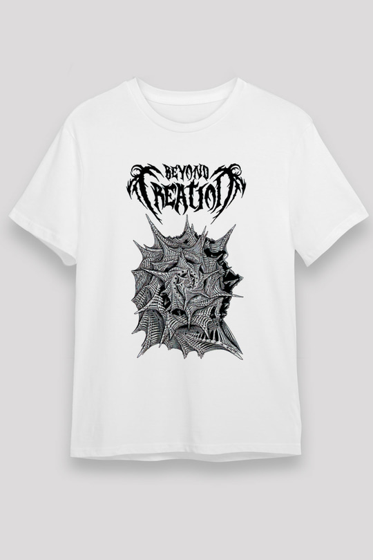 Beyond Creation Baskılı Unisex Beyaz Tişört - Tshirt