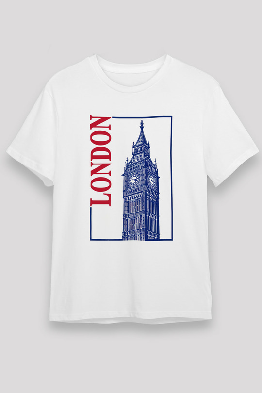Big Ben Beyaz Unisex Tişört T-Shirt - TişörtFabrikası