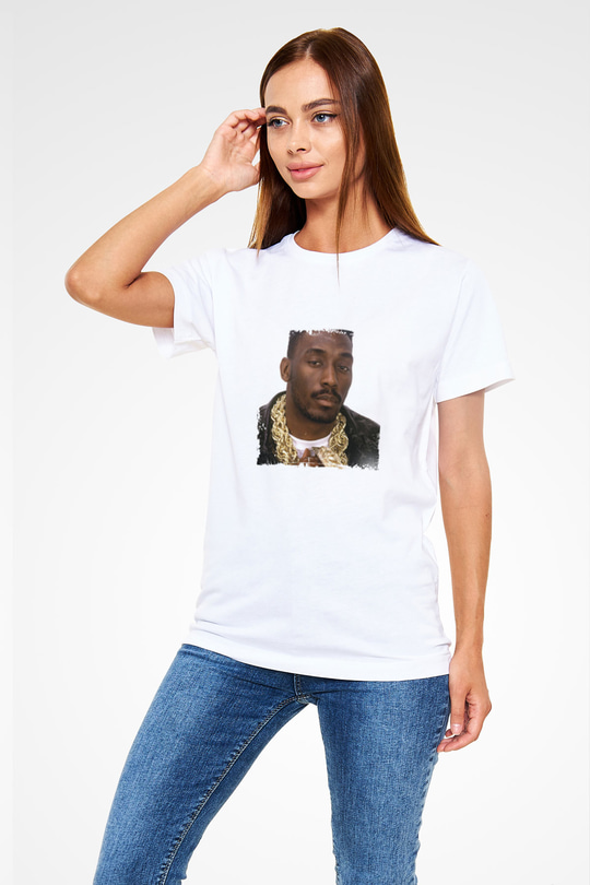 Big Daddy Kane Baskılı Unisex Beyaz Tişört