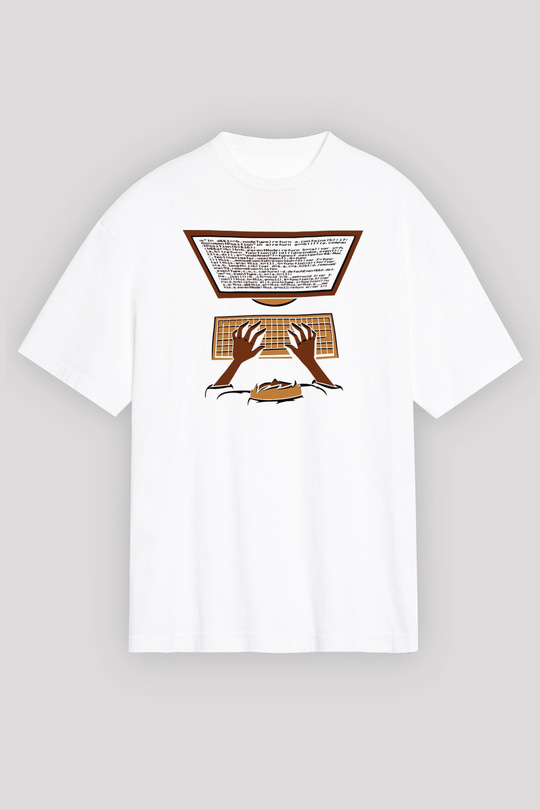 Bilgisayar programcısı Siyah Oversize Tişört Oversize T-shirt - TişörtFabrikası
