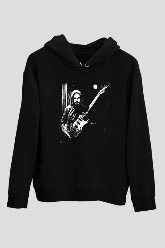 Billy Corgan Siyah Unisex Kapüşonlu Sweatshirt