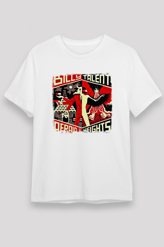 Billy Talent Baskılı Unisex Beyaz Tişört