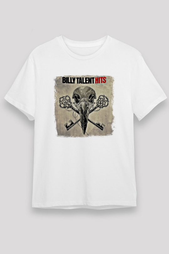 Billy Talent Baskılı Unisex Beyaz Tişört