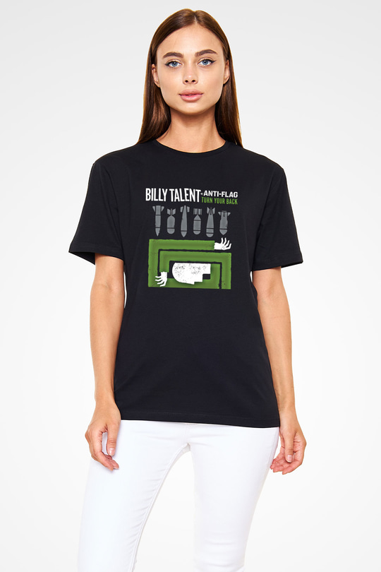Billy Talent Baskılı Unisex Siyah Tişört