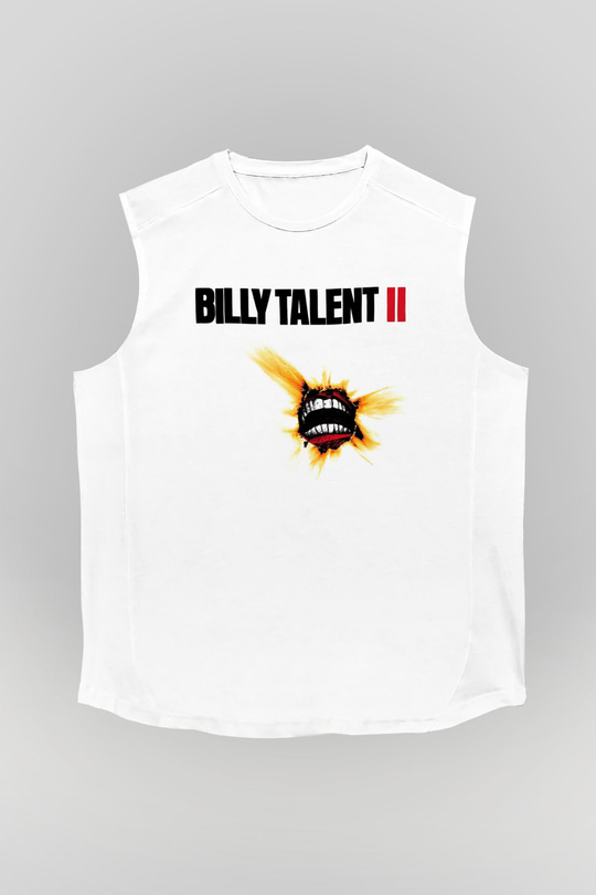 Billy Talent Beyaz Unisex Kolsuz Tişört