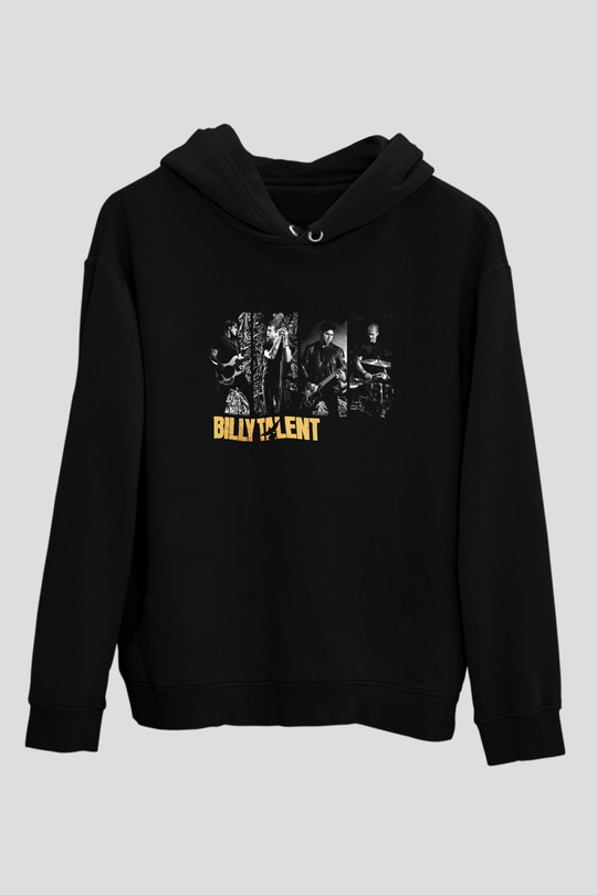 Billy Talent Siyah Unisex Kapüşonlu Sweatshirt