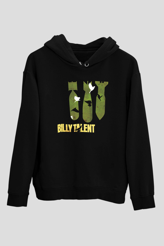 Billy Talent Siyah Unisex Kapüşonlu Sweatshirt