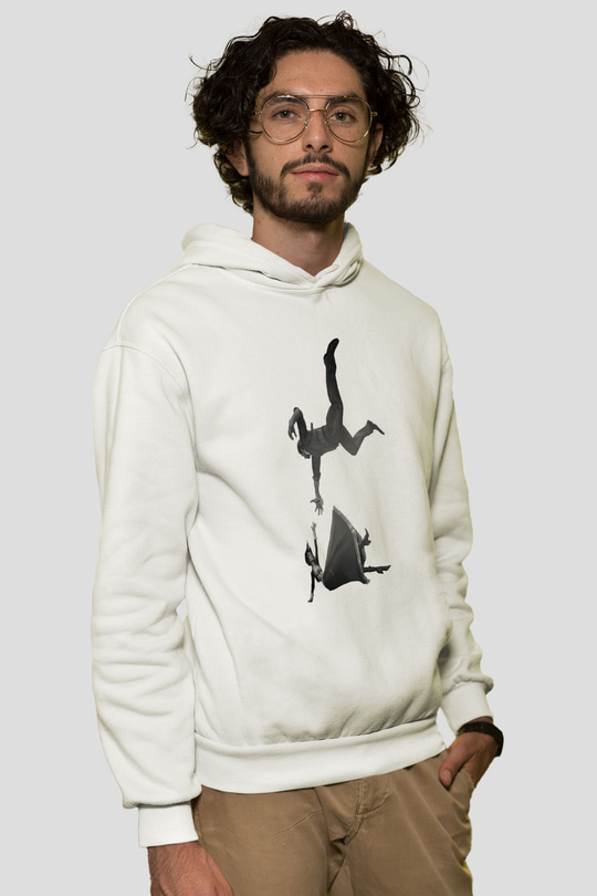 BioShock Beyaz Unisex Kapşonlu Sweatshirt