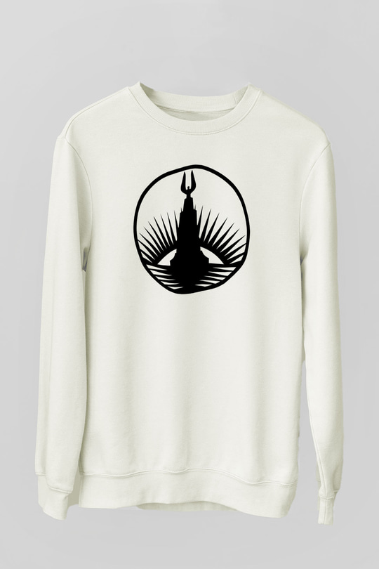 BioShock Beyaz Unisex Sweatshirt