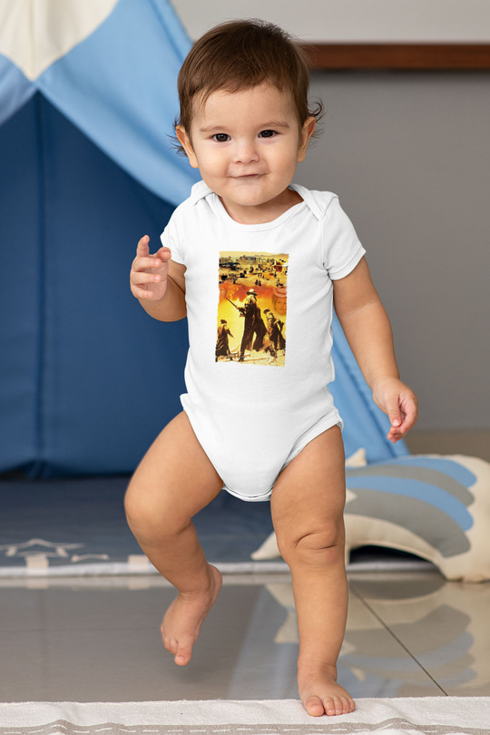 Bir Zamanlar Batıda (Once Upon a Time in the West) Baskılı Bebek Body - Zıbın