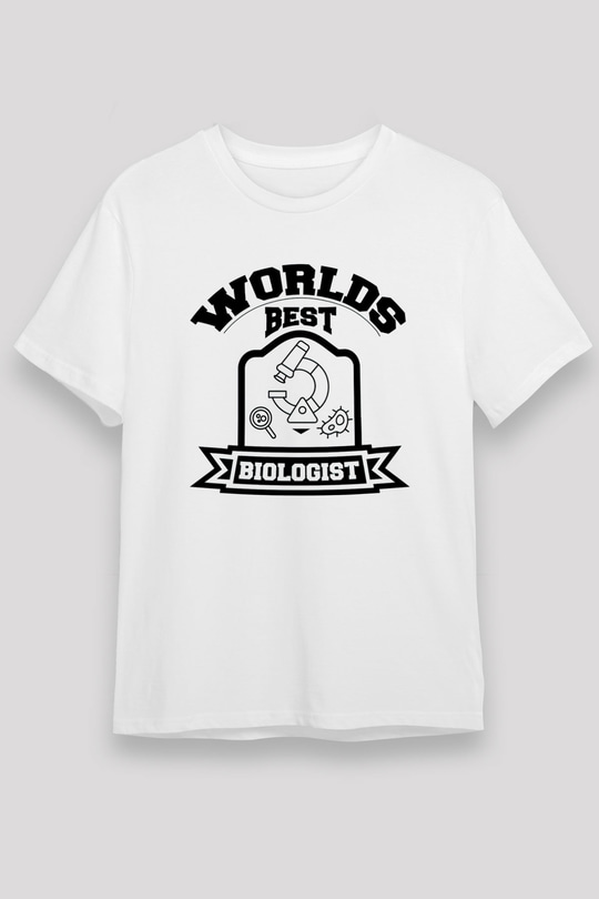 Biyolog Beyaz Unisex Tişört T-Shirt - TişörtFabrikası