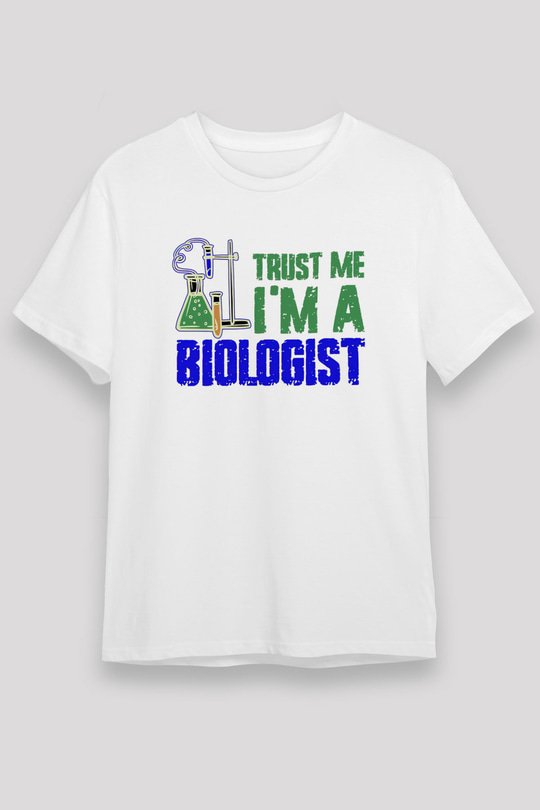 Biyolog Beyaz Unisex Tişört T-Shirt - TişörtFabrikası