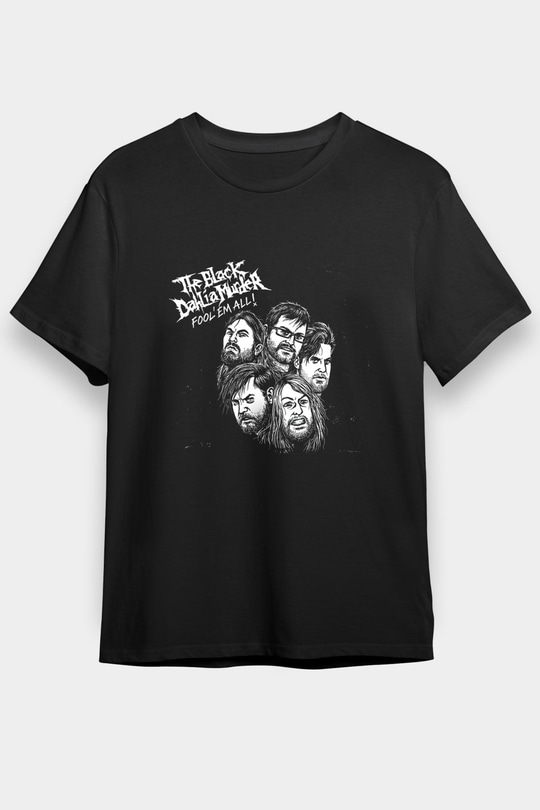 Black Dahlia Murder Baskılı Unisex Siyah Tişört