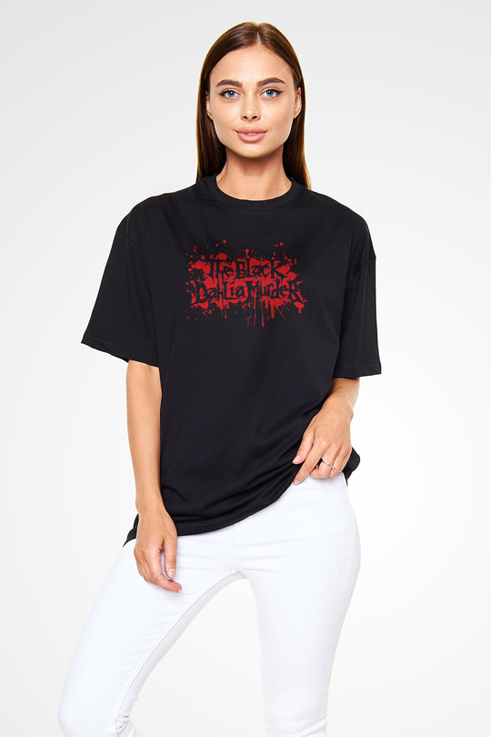 Black Dahlia Murder Siyah Unisex Oversize Tişört T-Shirt