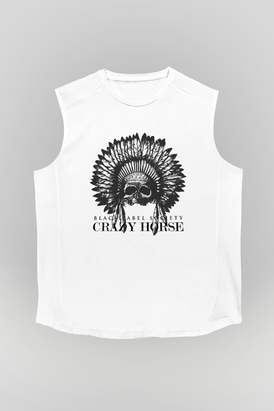 Black Label Society Beyaz Unisex Kolsuz Tişört