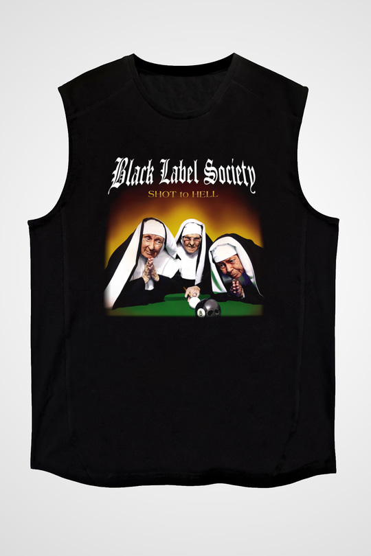 Black Label Society Siyah Unisex Kolsuz Tişört