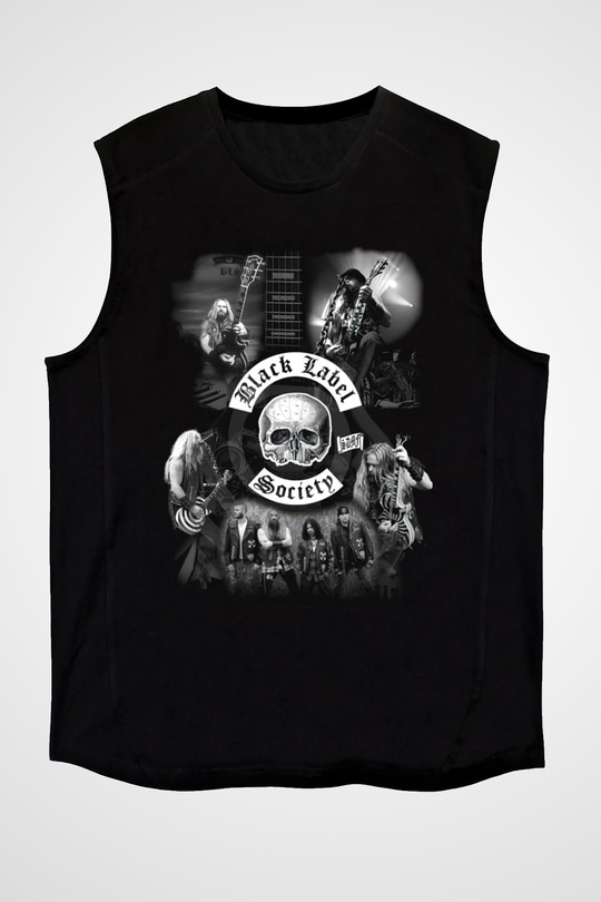 Black Label Society Siyah Unisex Kolsuz Tişört
