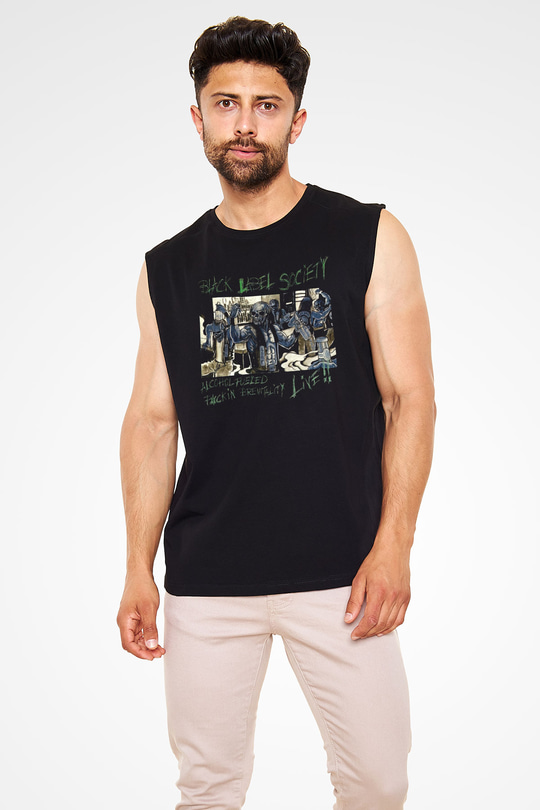 Black Label Society Siyah Unisex Kolsuz Tişört