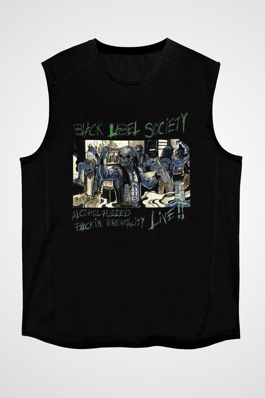 Black Label Society Siyah Unisex Kolsuz Tişört