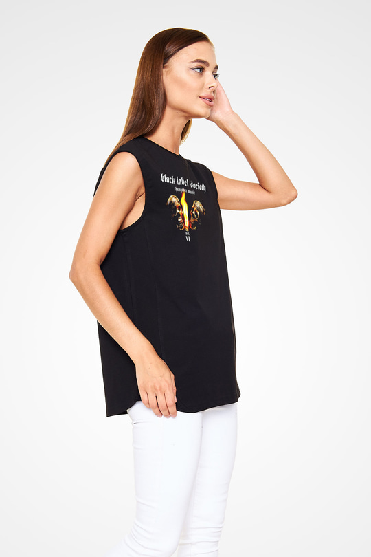 Black Label Society Siyah Unisex Kolsuz Tişört