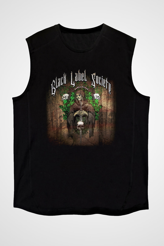 Black Label Society Siyah Unisex Kolsuz Tişört