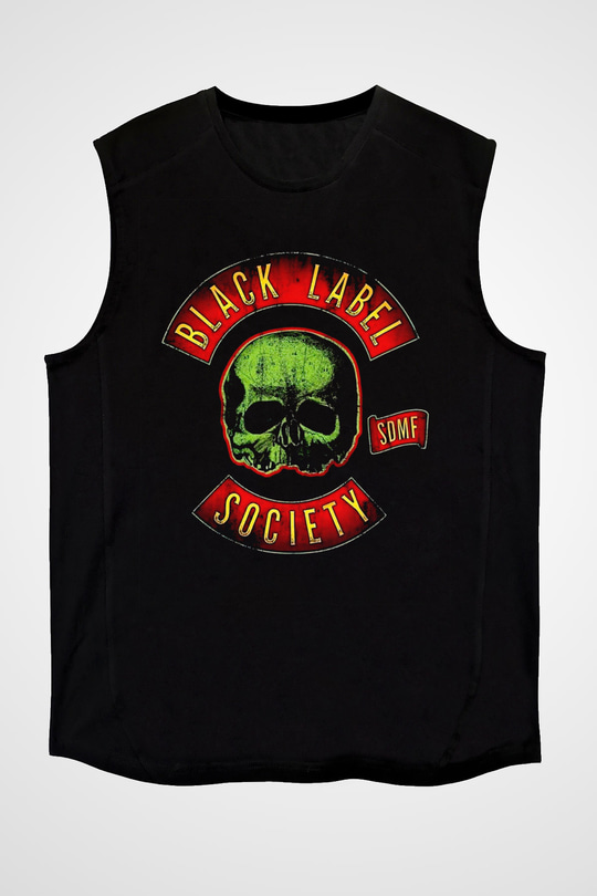 Black Label Society Siyah Unisex Kolsuz Tişört