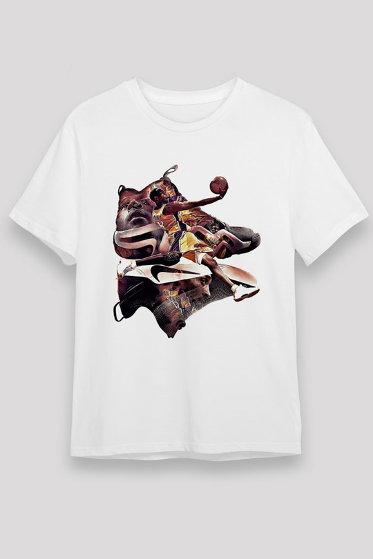 Black Mamba Baskılı Unisex Beyaz Tişört - Tshirt