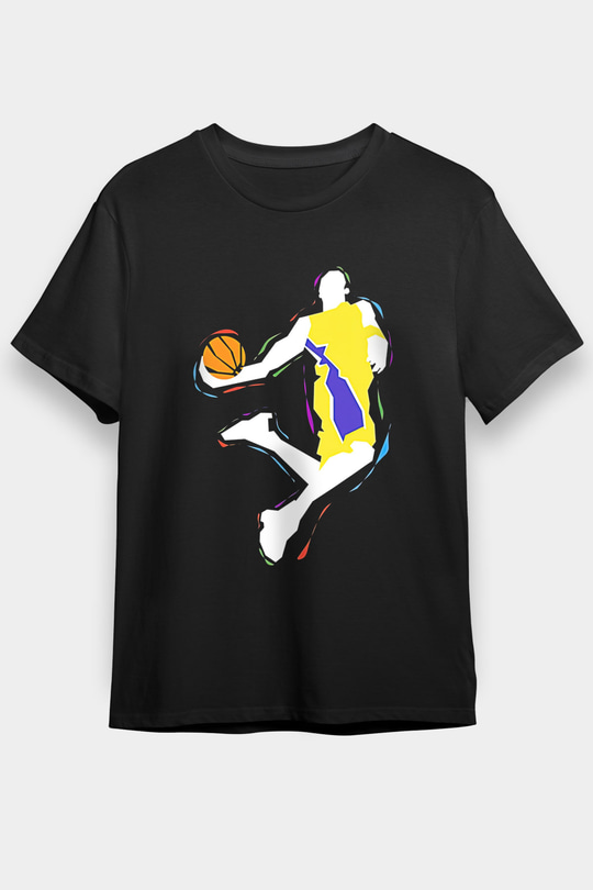 Black Mamba Baskılı Unisex Siyah Tişört - Tshirt