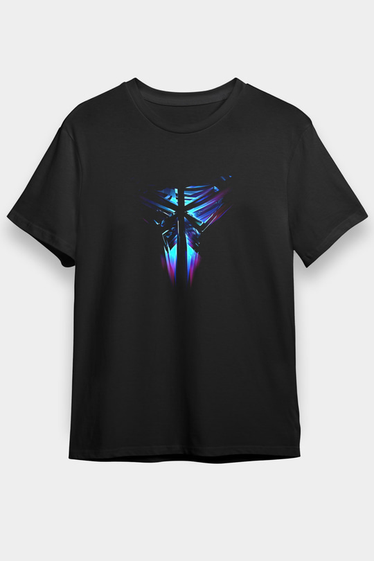 Black Mamba Baskılı Unisex Siyah Tişört - Tshirt