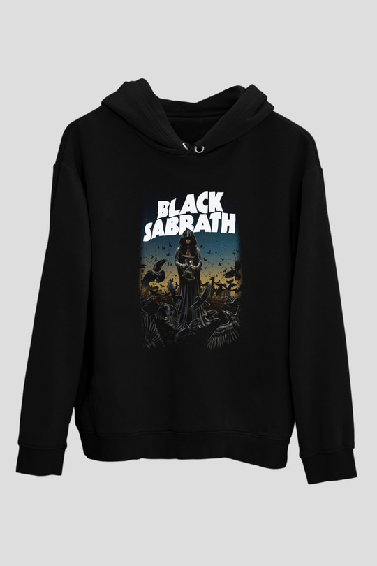 Black Sabbath Siyah Unisex Hoodie