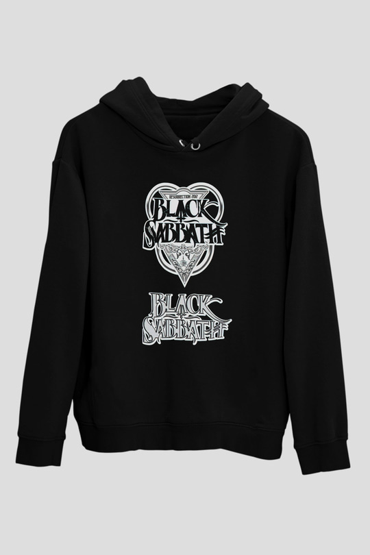 Black Sabbath Siyah Unisex Hoodie