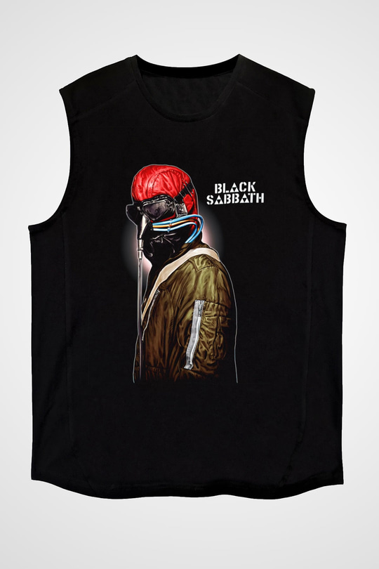 Black Sabbath Siyah Unisex Kolsuz Tişört
