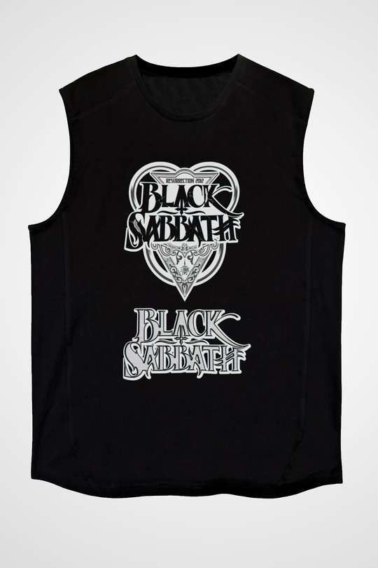 Black Sabbath Siyah Unisex Kolsuz Tişört