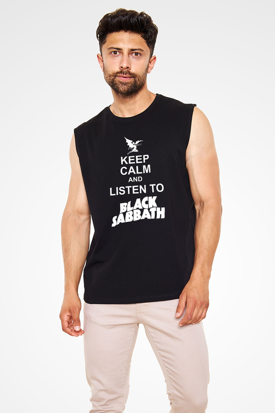 Black Sabbath Siyah Unisex Kolsuz Tişört