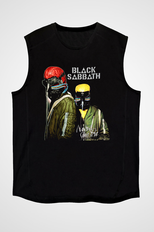 Black Sabbath Siyah Unisex Kolsuz Tişört