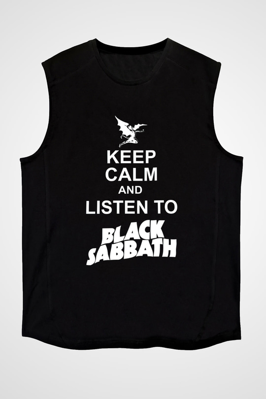 Black Sabbath Siyah Unisex Kolsuz Tişört