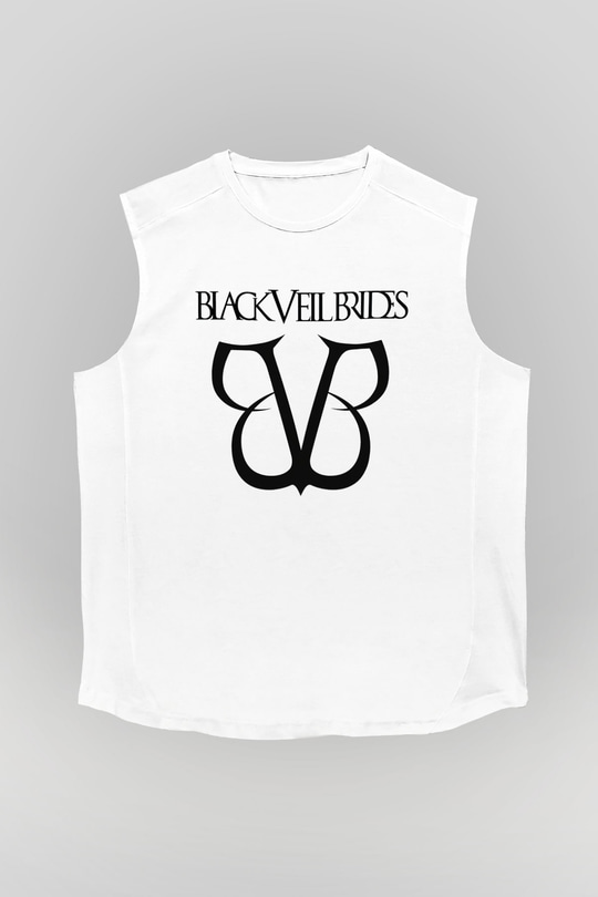 Black Veil Brides Beyaz Unisex Kolsuz Tişört