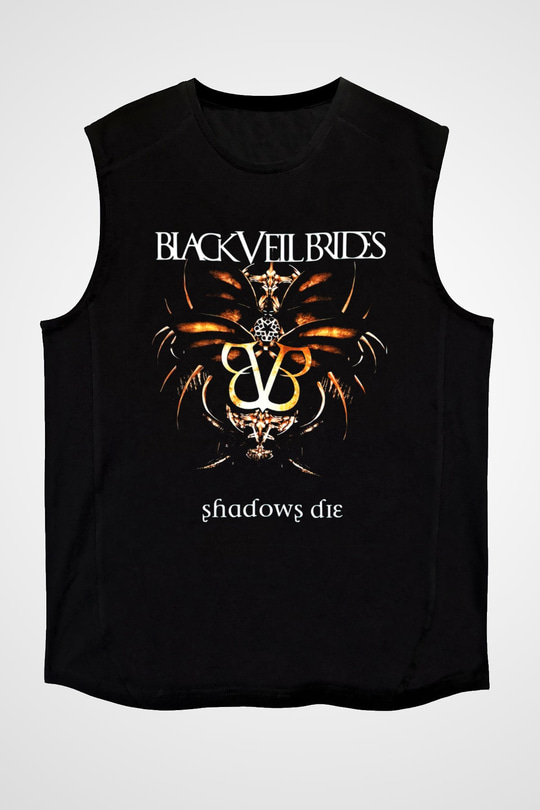 Black Veil Brides Siyah Unisex Kolsuz Tişört