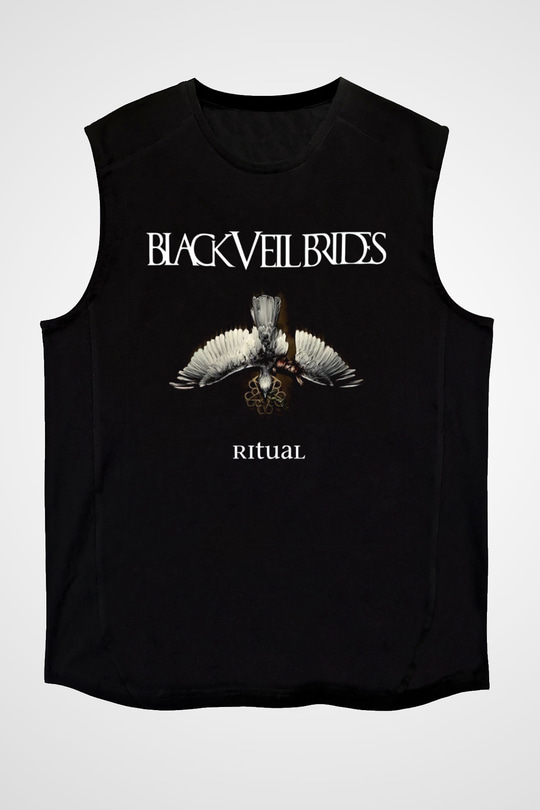 Black Veil Brides Siyah Unisex Kolsuz Tişört