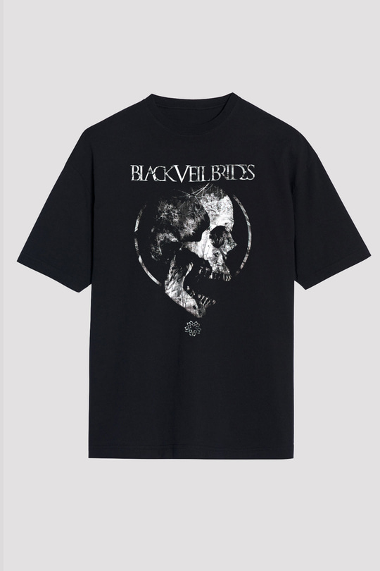 Black Veil Brides Siyah Unisex Oversize Tişört T-Shirt